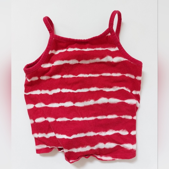 Tie Dye Print Knitted Tank Top Patriotic Look Size 2T Old Navy 4th Of July - Picture 2 of 3